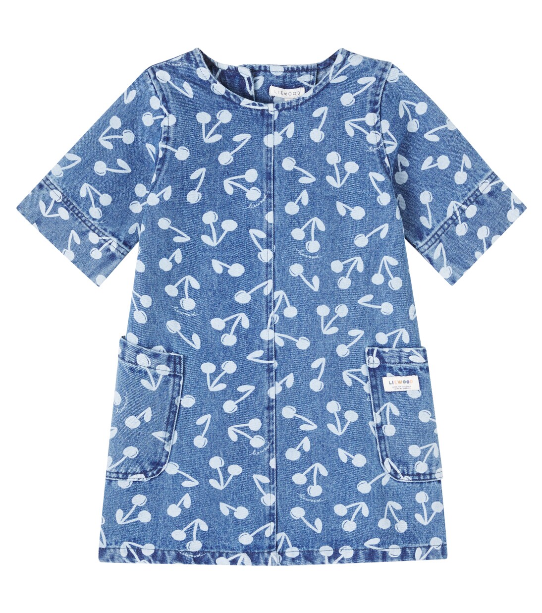 Angelica printed denim dress | Liewood