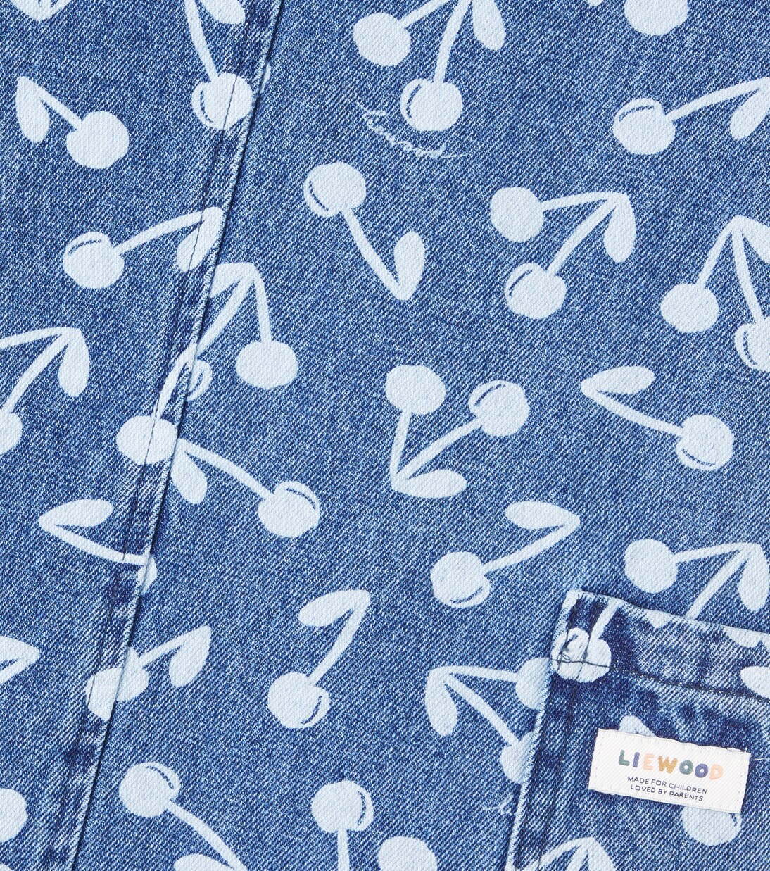 Angelica printed denim dress | Liewood