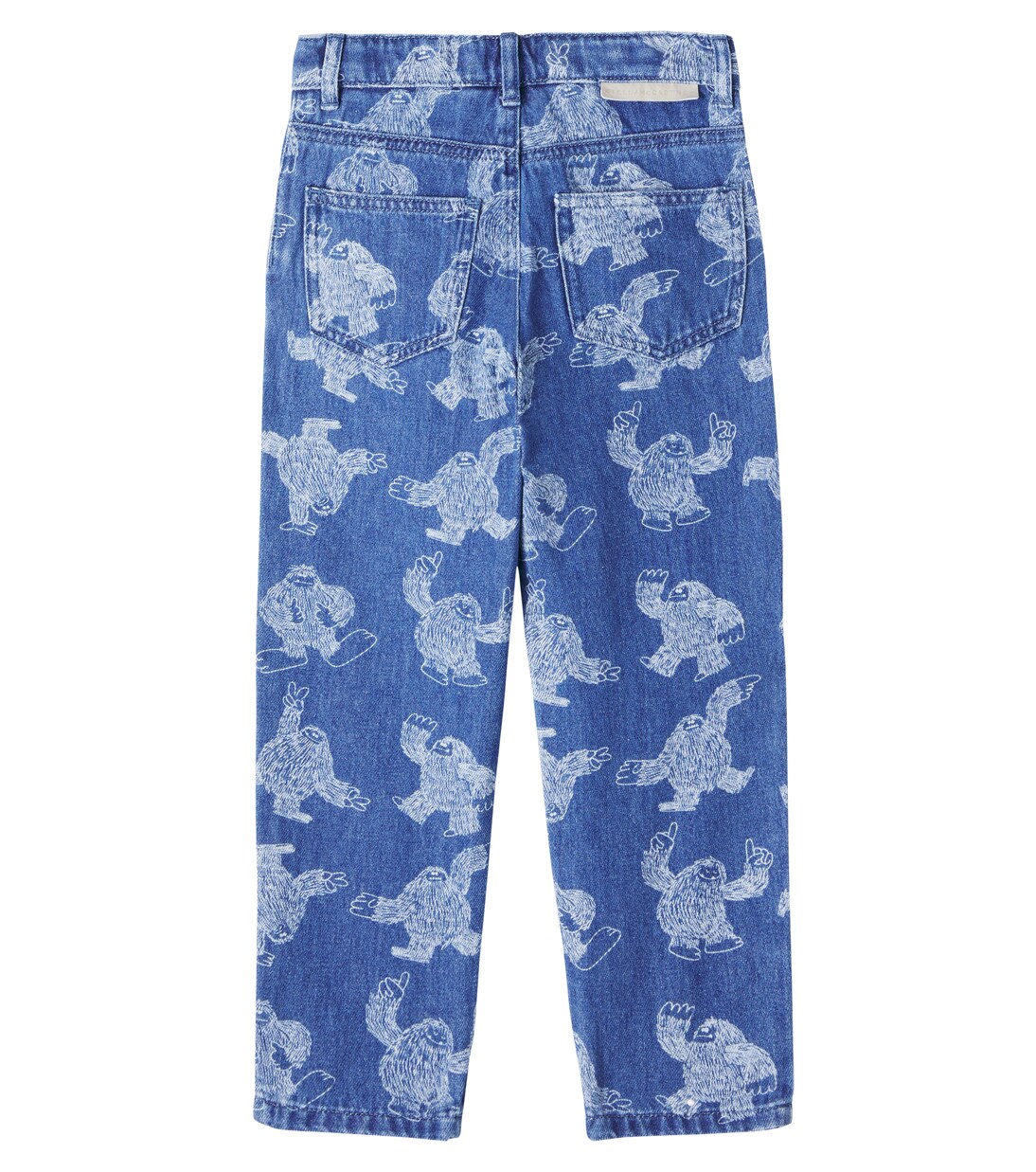 Bedruckte Straight Jeans | Stella McCartney Kids