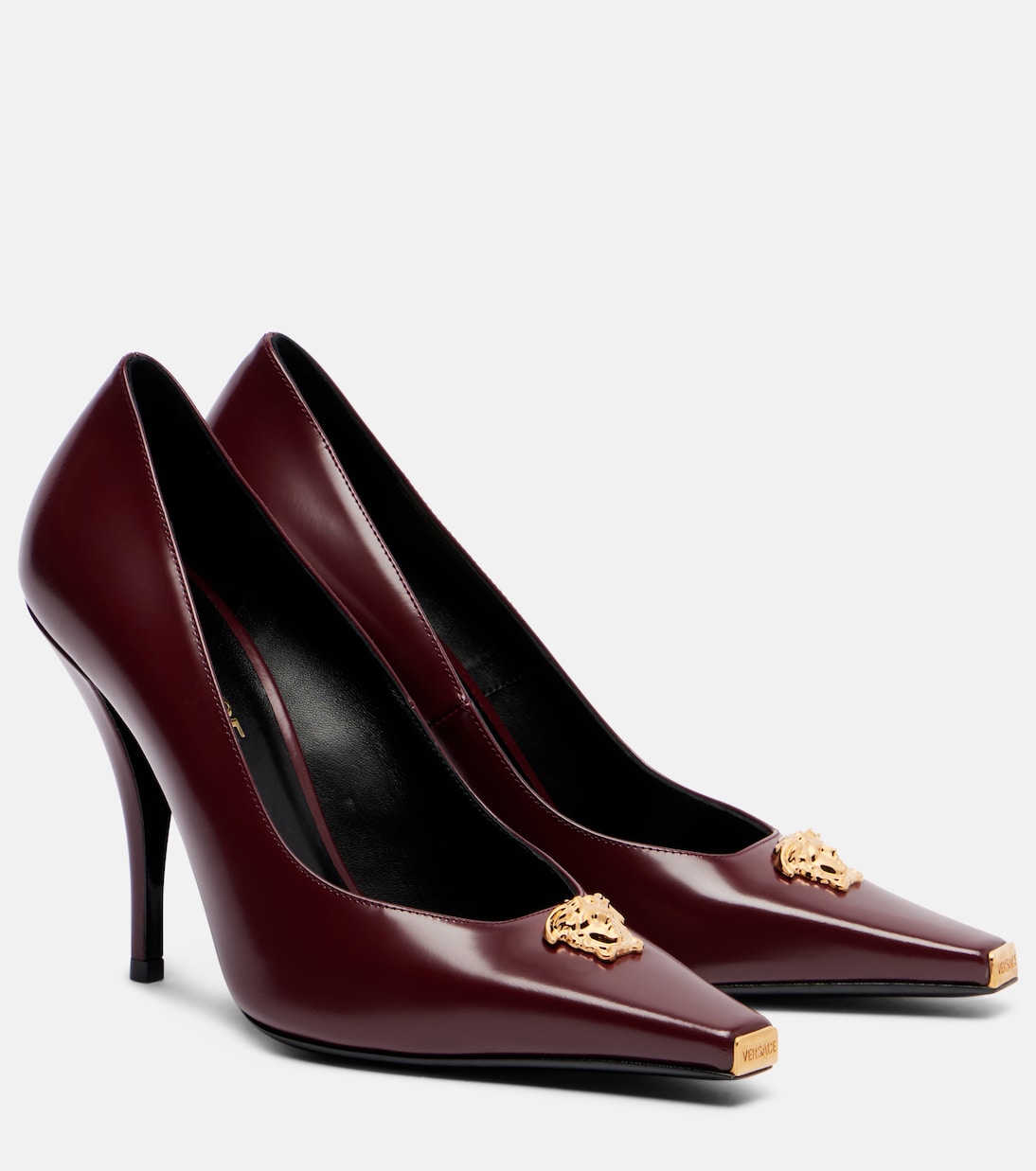 La Medusa 105 leather pumps | Versace