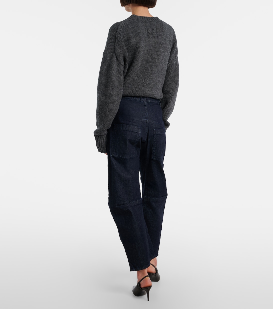 Shon high-rise barrel-leg jeans  | Nili Lotan