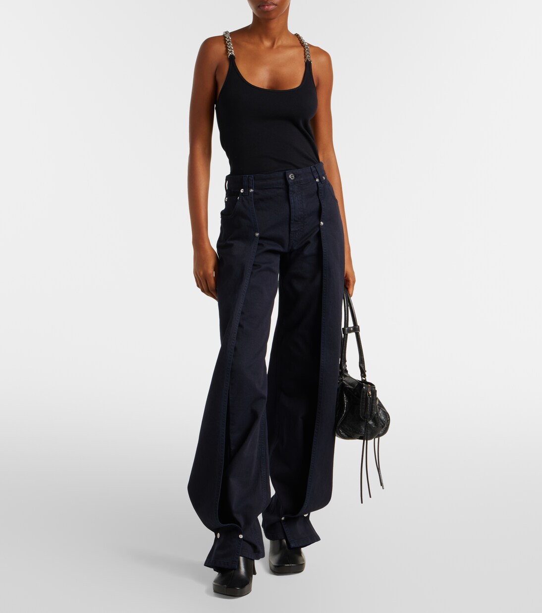 Low-Rise Wide-Leg Jeans | Jean Paul Gaultier
