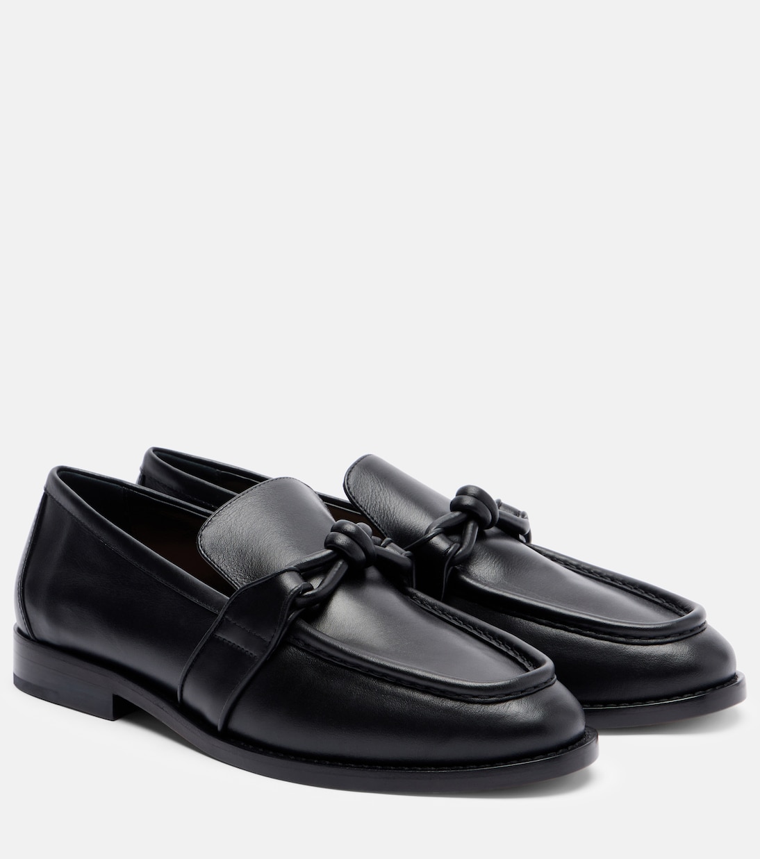Astaire Knot leather loafers | Bottega Veneta