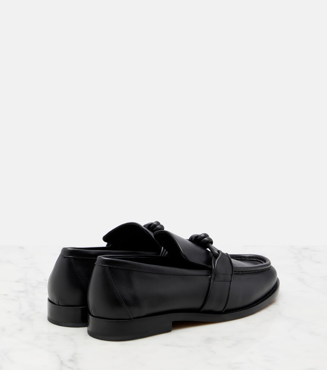 Astaire Knot leather loafers | Bottega Veneta