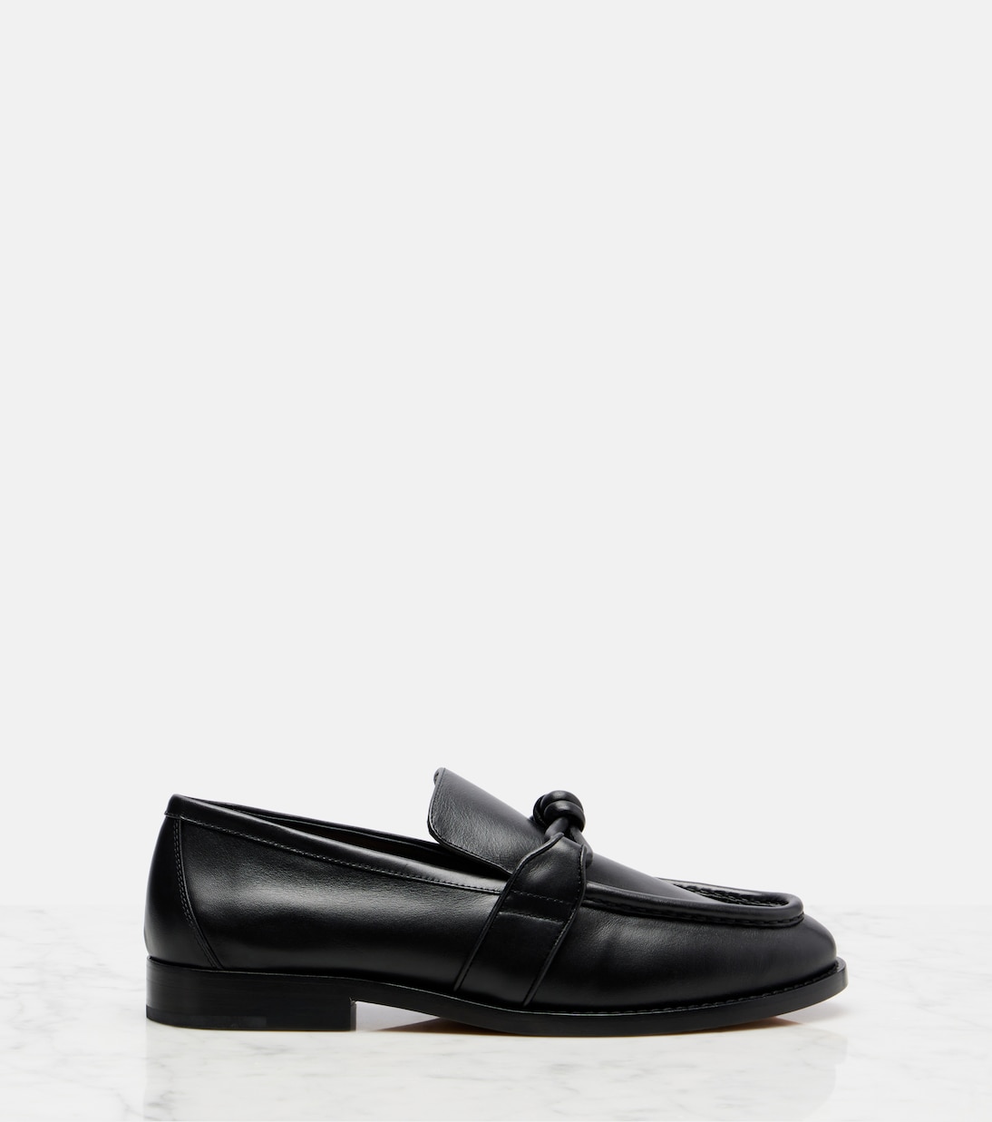 Astaire Knot leather loafers | Bottega Veneta