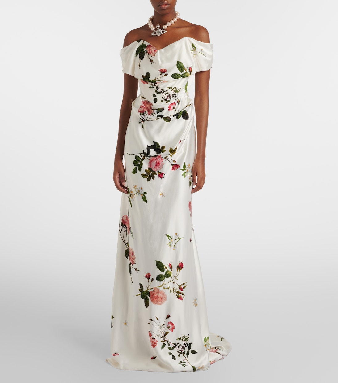 Robe longue bustier de mariée Nova Cocotte à fleurs | Vivienne Westwood