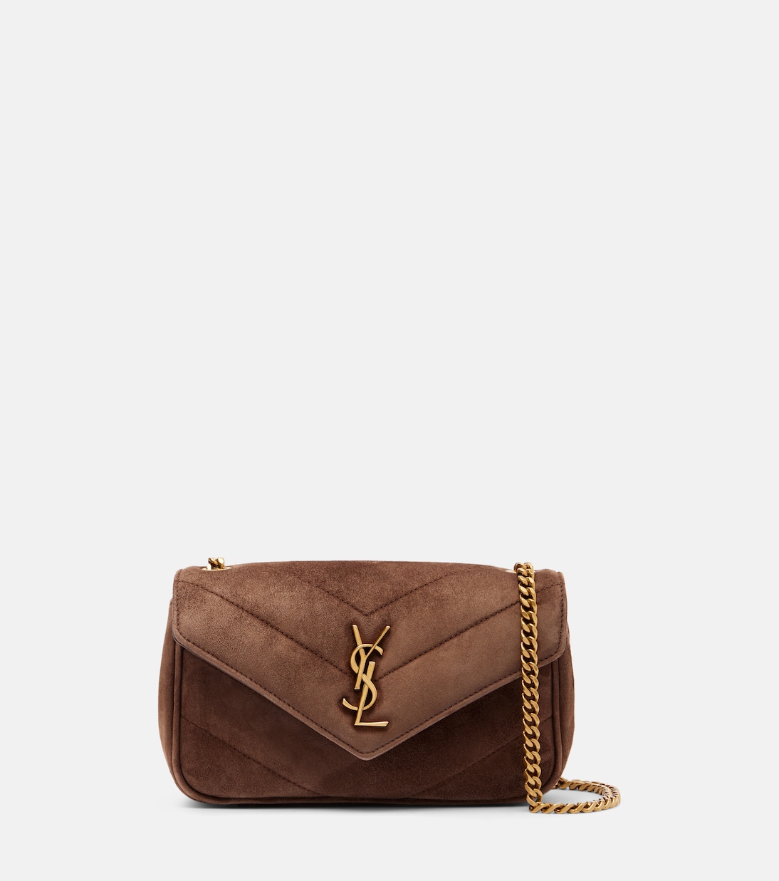 Loulou Mini suede shoulder bag | Saint Laurent