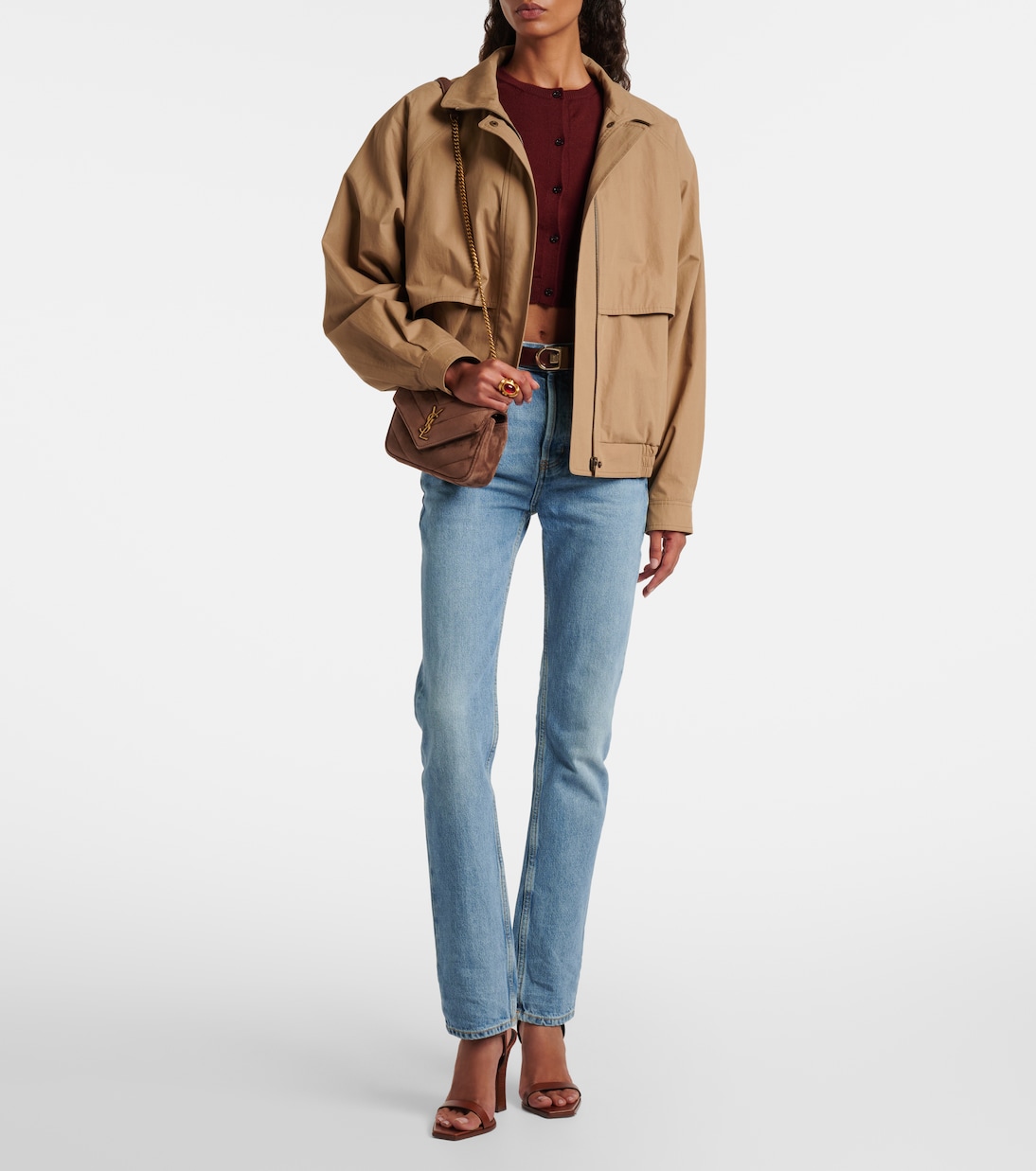 Loulou Mini suede shoulder bag | Saint Laurent