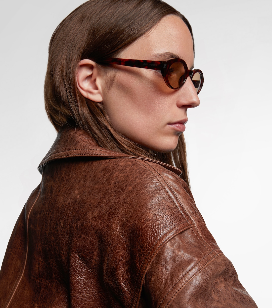 SL 567 oval sunglasses | Saint Laurent