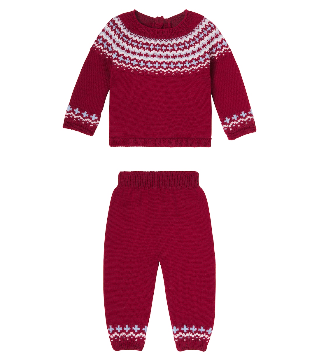 Baby Lyle wool sweater and pants set | La Coqueta