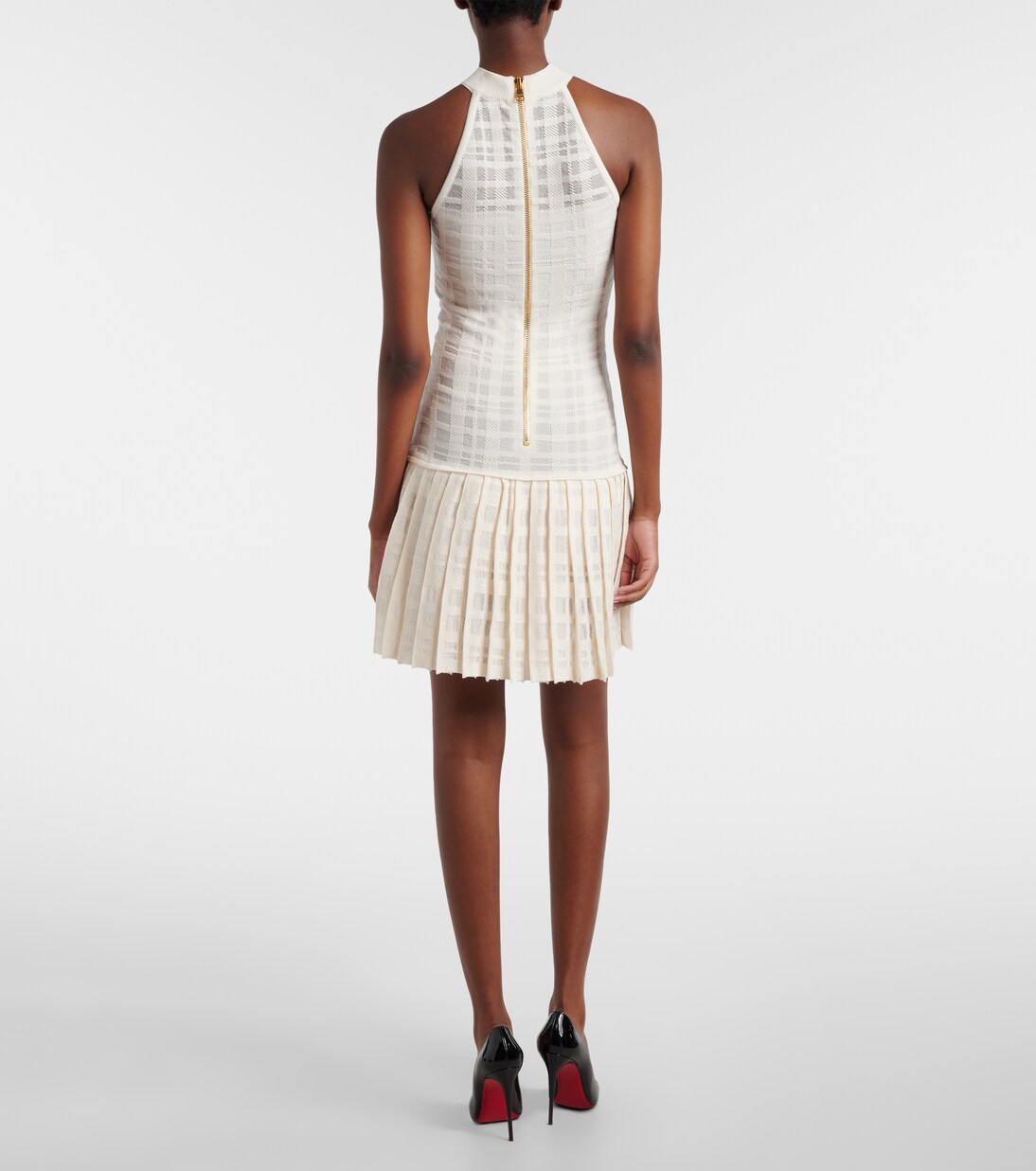 Checked minidress | Balmain