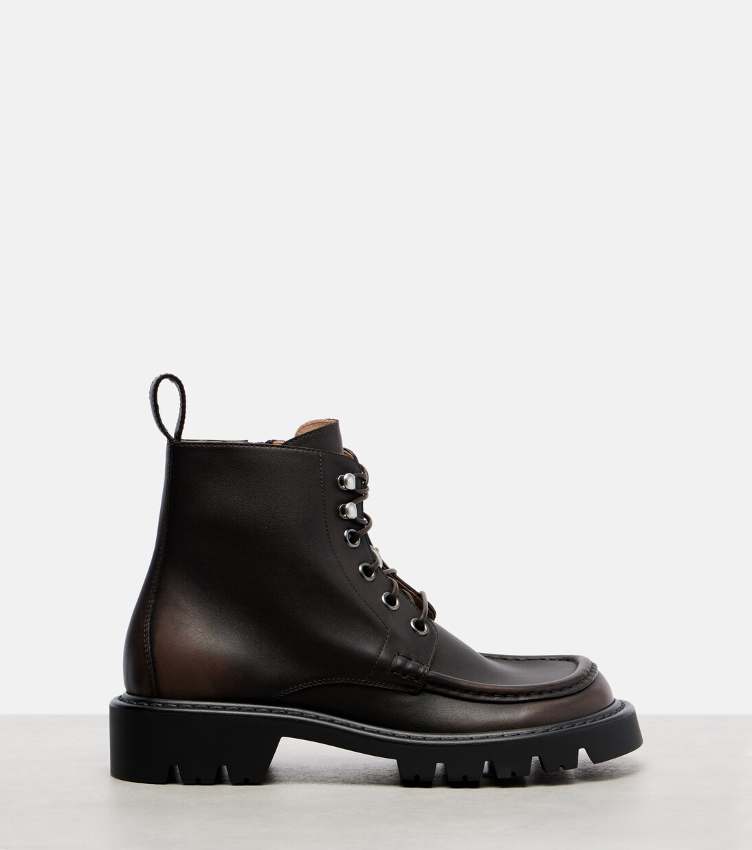 Sierra leather combat boots | Loewe