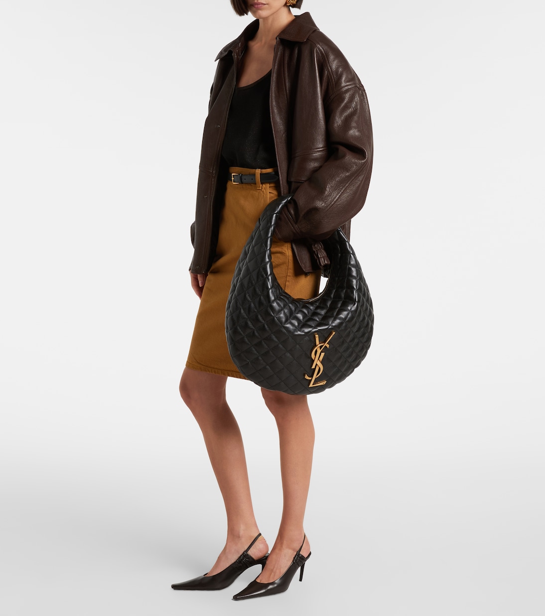 Schultertasche Icare aus Leder | Saint Laurent