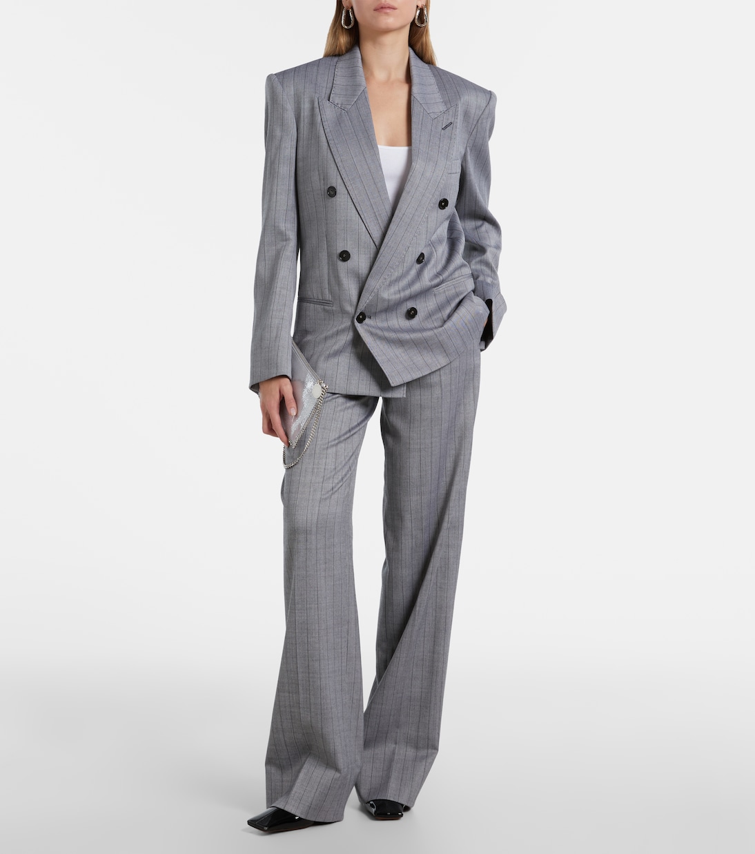 Falabella Mini metallic shoulder bag | Stella McCartney