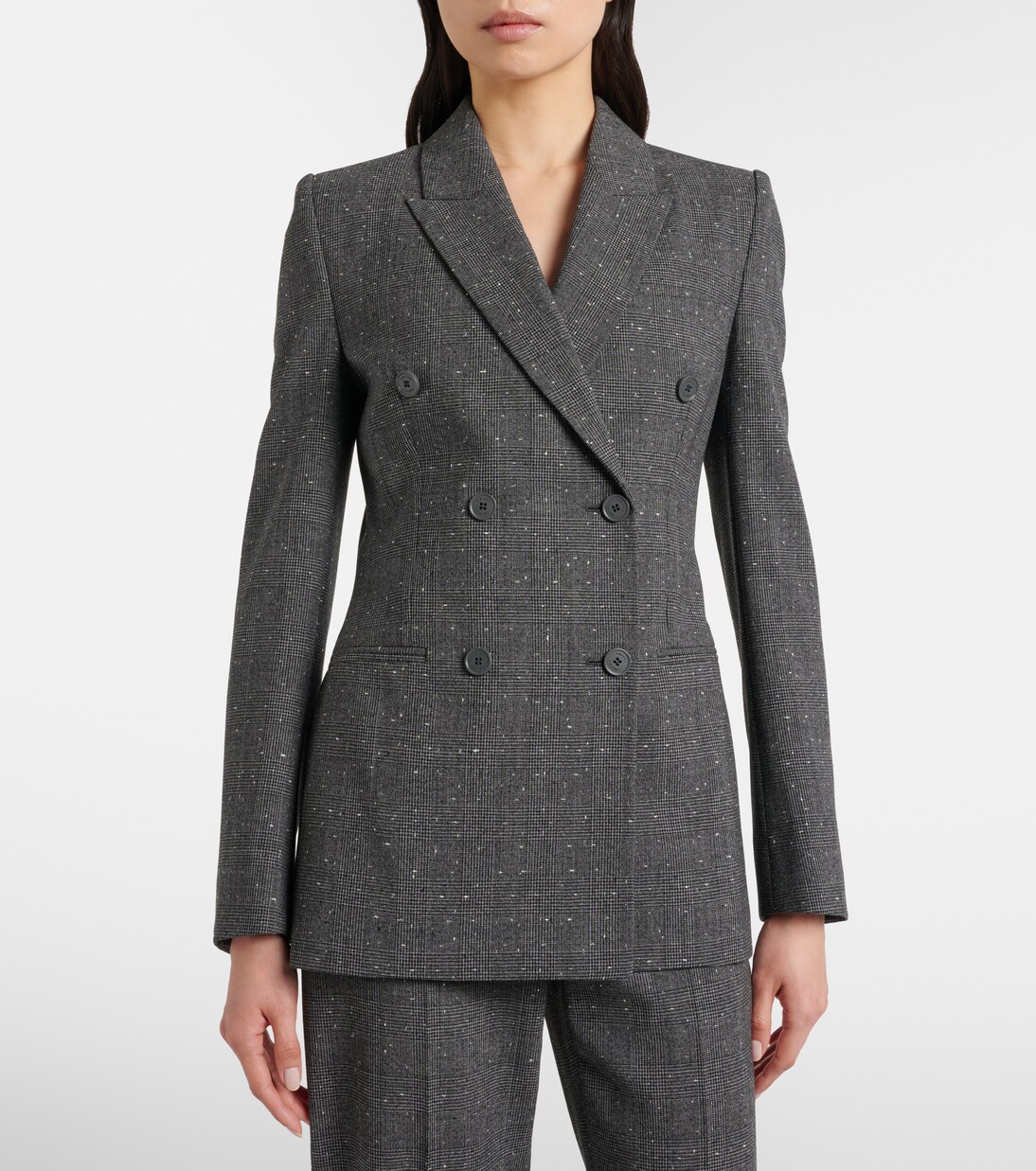 Prince of Wales check wool blazer | McQueen