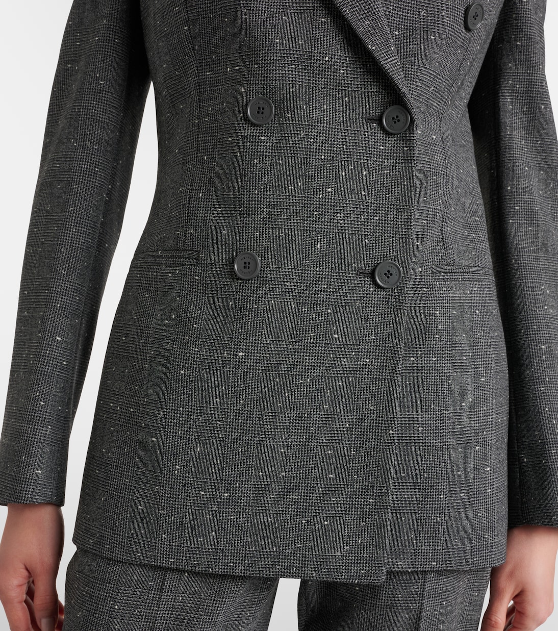 Prince of Wales check wool blazer | McQueen
