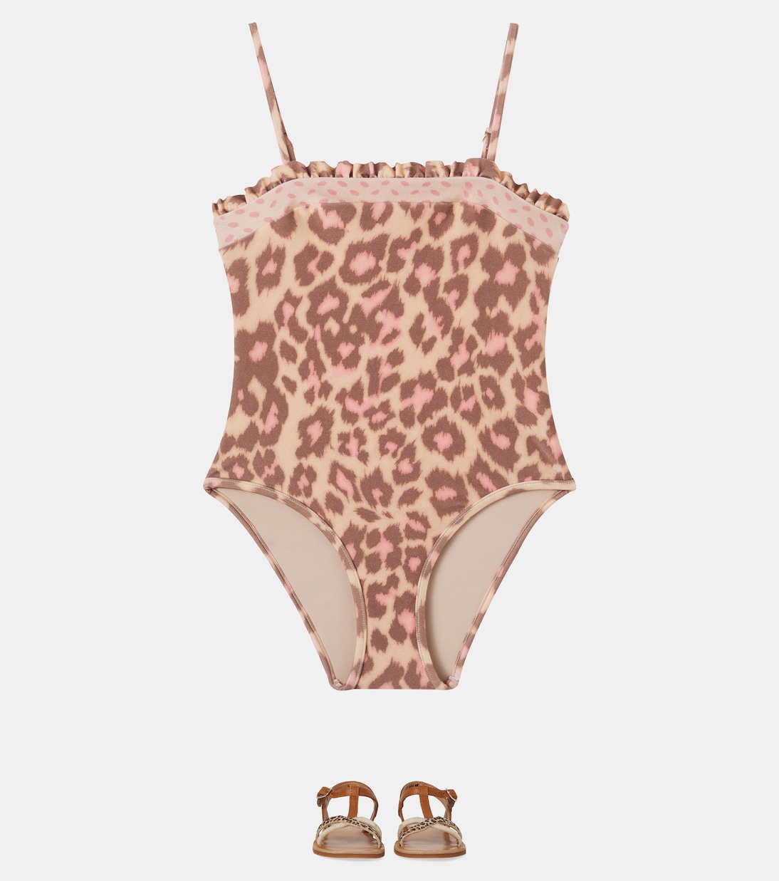 Leopard-print swimsuit | Zimmermann Kids