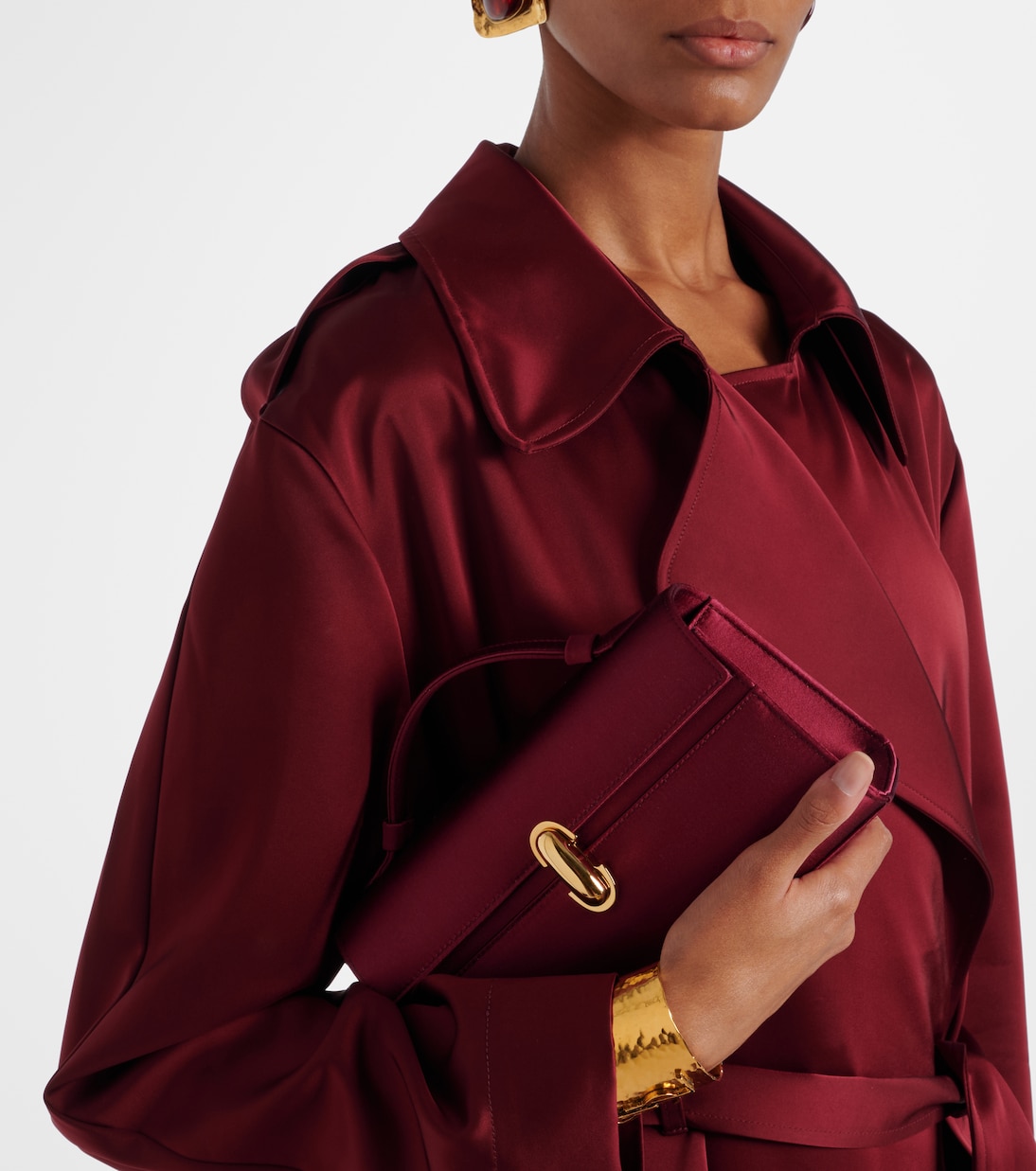 Clutch Symmetry aus Satin | Savette