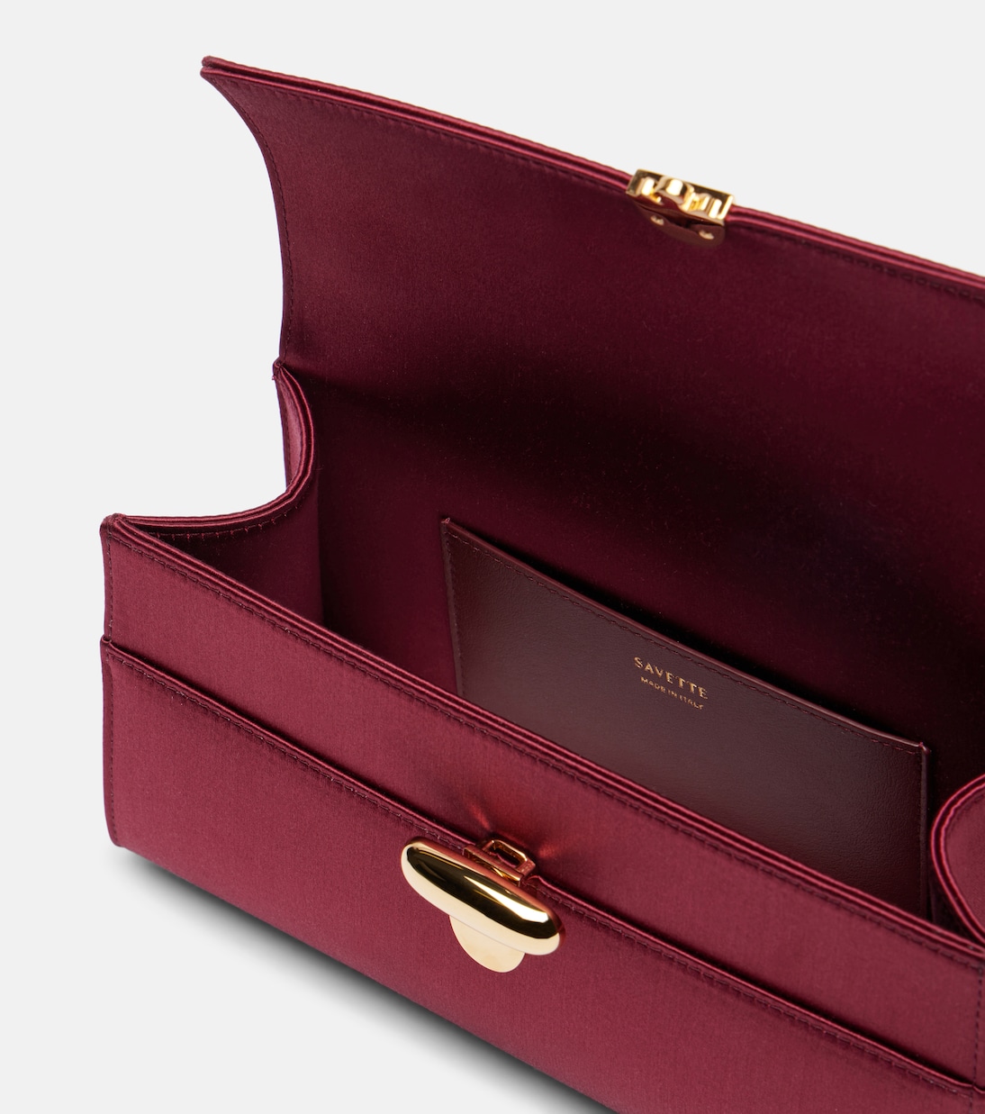 Clutch Symmetry aus Satin | Savette