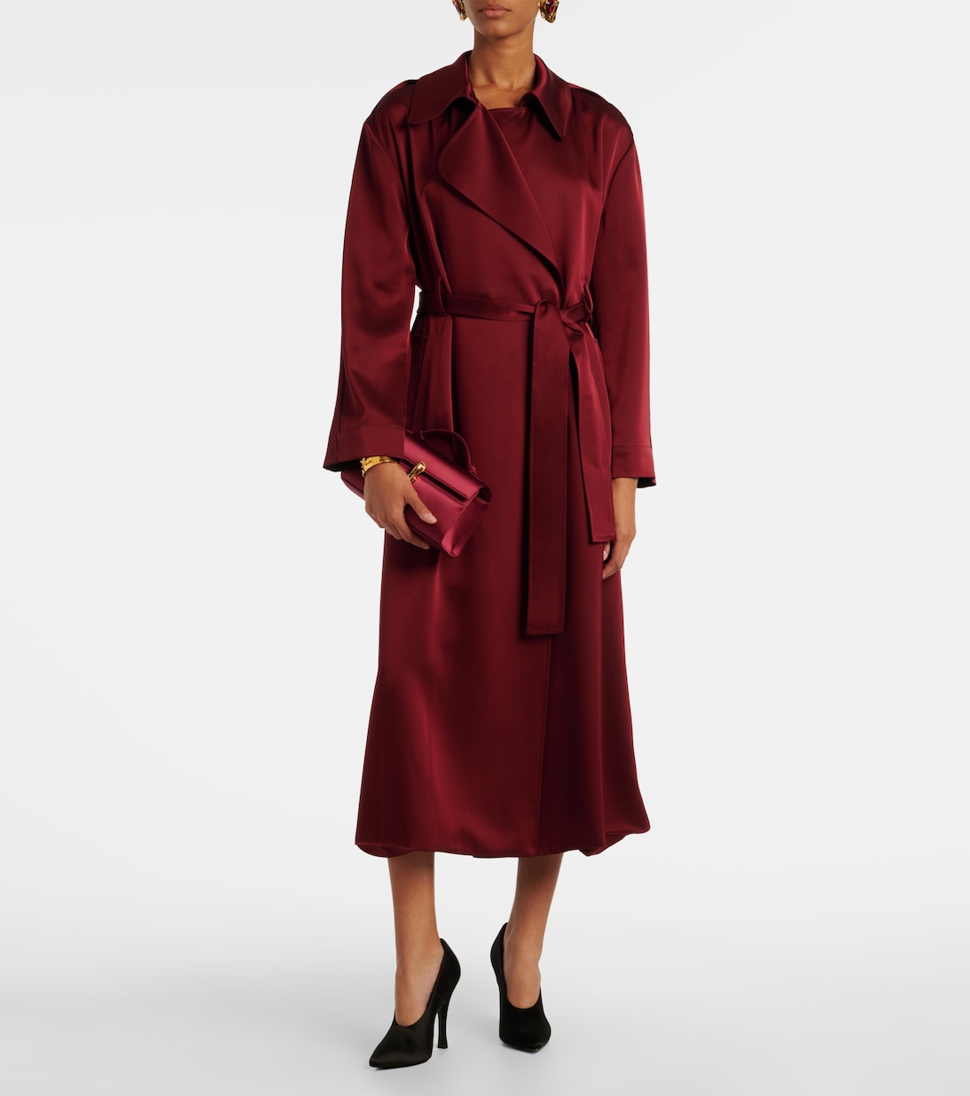 Clutch Symmetry aus Satin | Savette