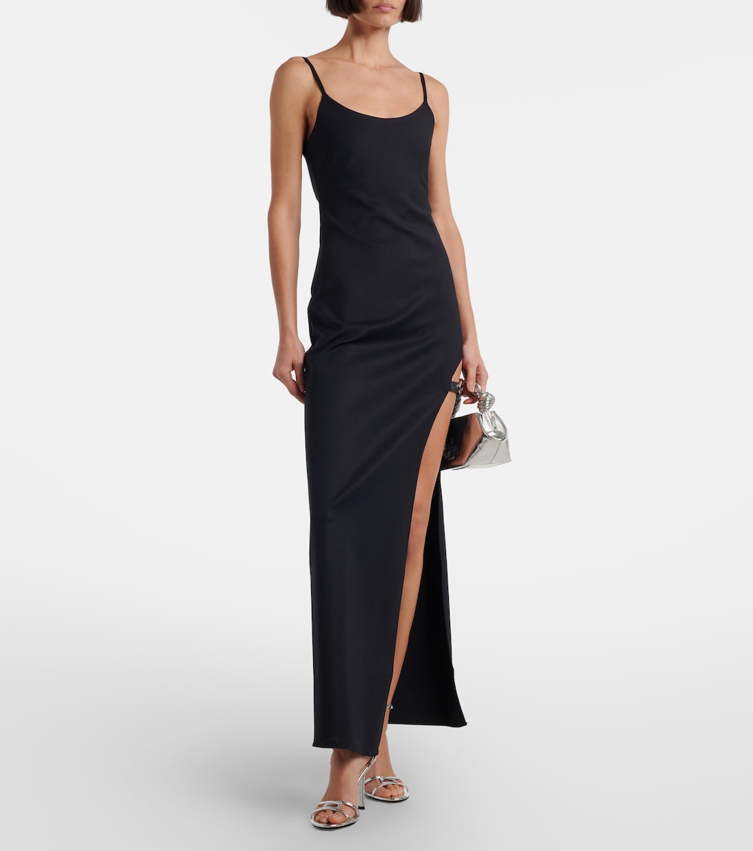 Sandalen Leo 100 aus Metallic-Leder | Jimmy Choo