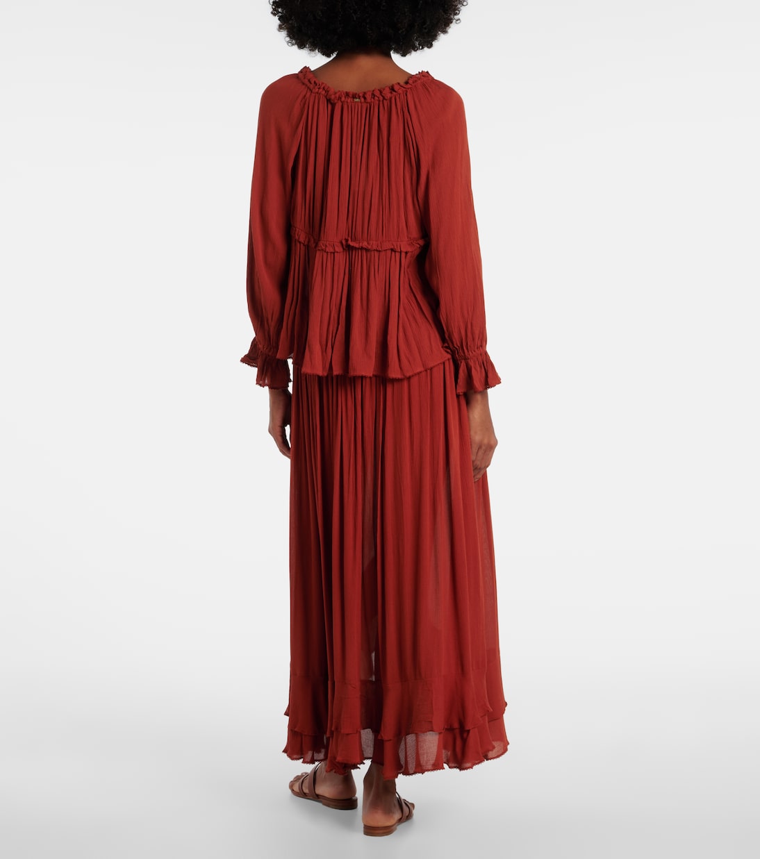 Jupe longue Neree asymétrique | Poupette St Barth