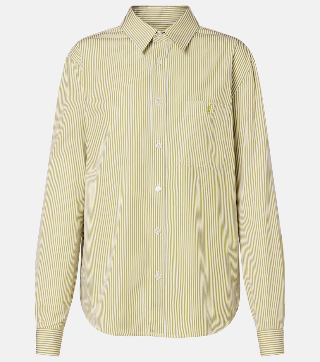 Striped cotton shirt | Saint Laurent