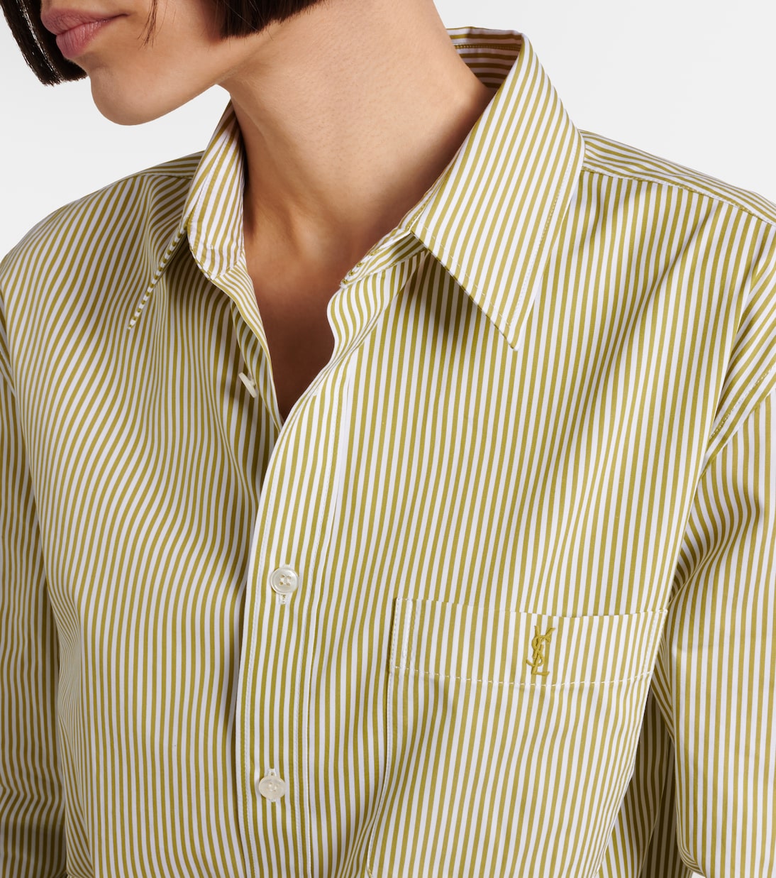 Striped cotton shirt | Saint Laurent