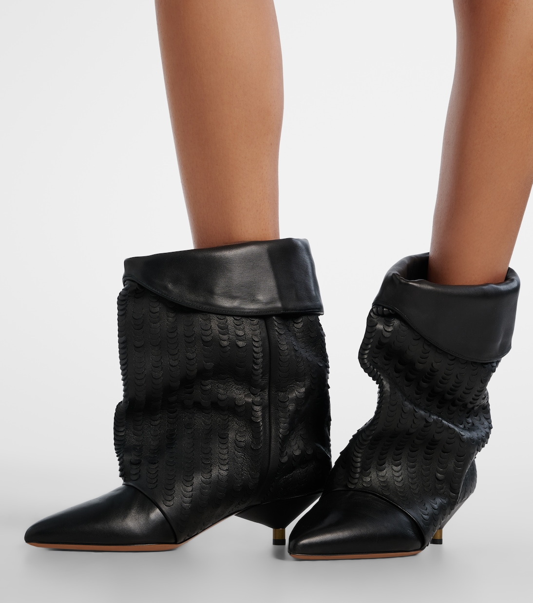 Edrika 45 laser-cut leather ankle boots | Isabel Marant