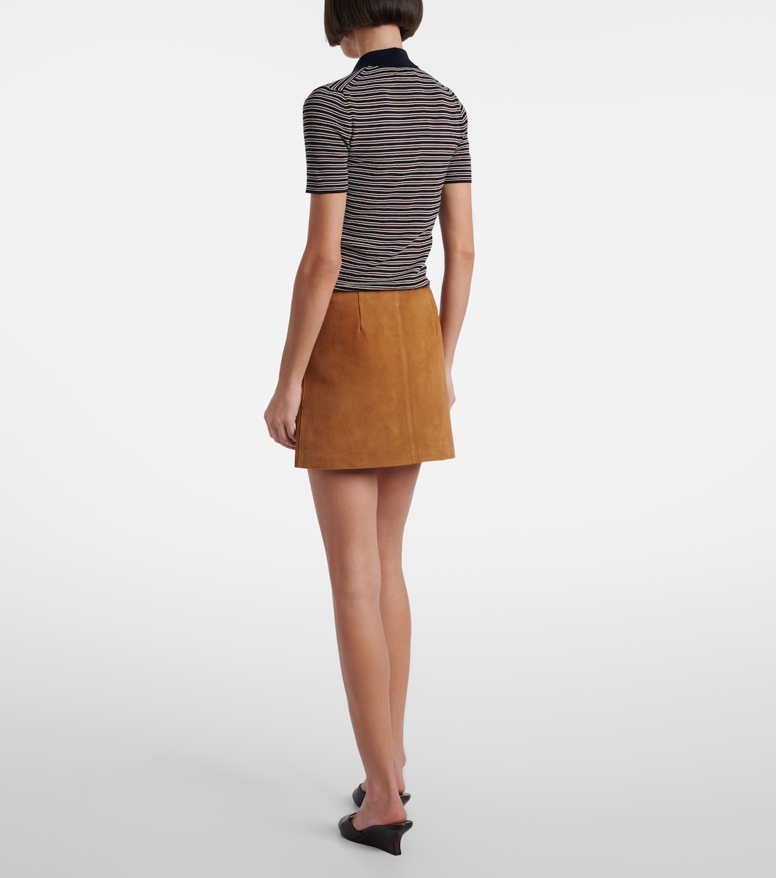 Minirock aus Veloursleder | Ami Paris