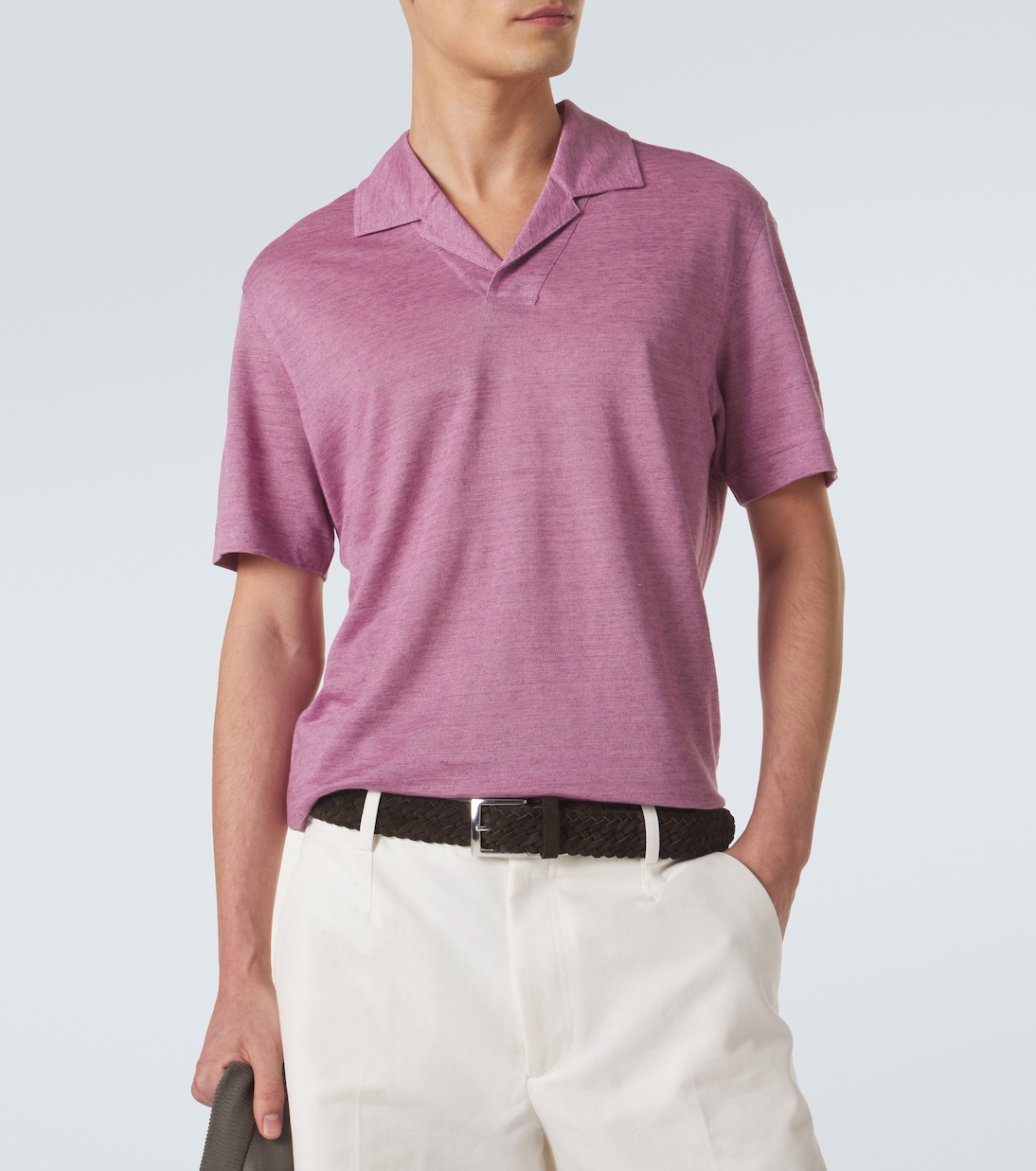 Linen polo shirt | Zegna
