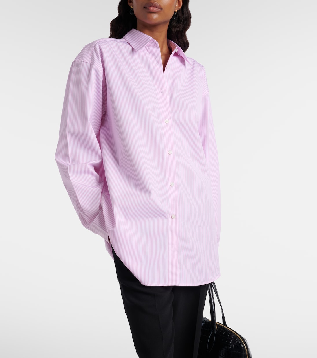 Camicia in popeline di cotone a righe | Toteme