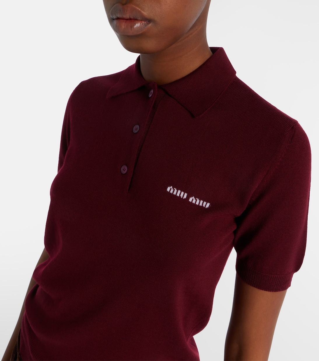 Polopullover aus Wolle | Miu Miu