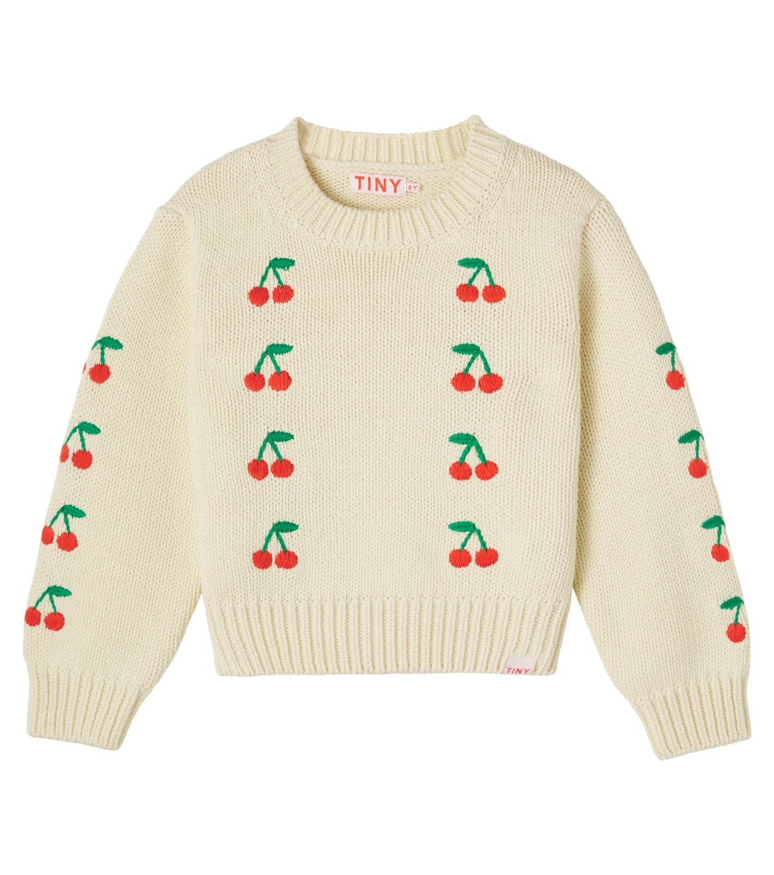 Embroidered cotton sweater | Tinycottons
