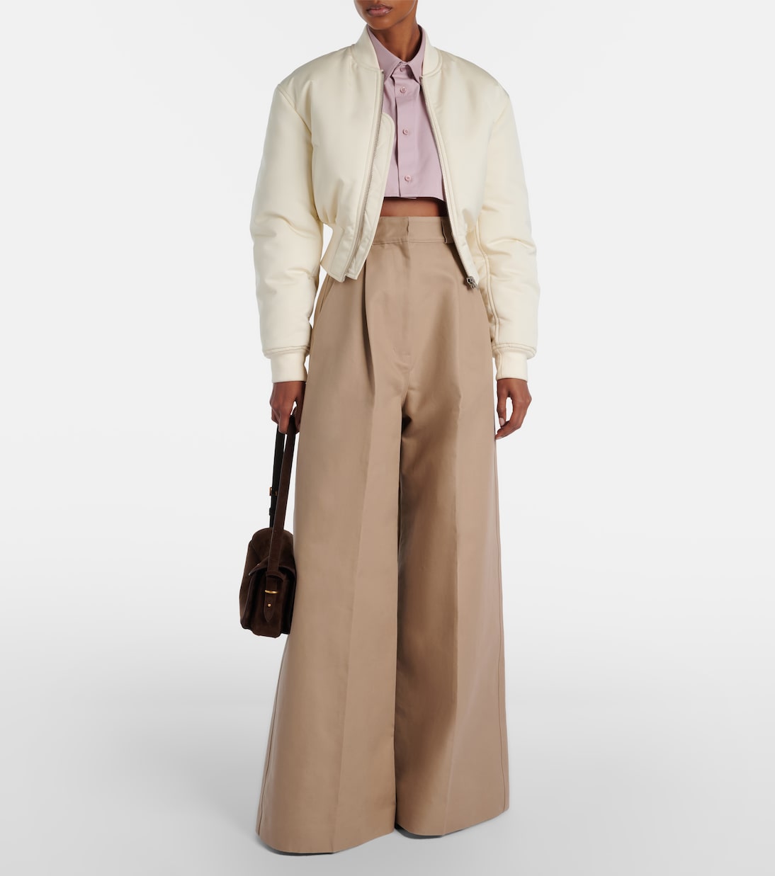 Pantalon ample en gabardine de coton | Balenciaga