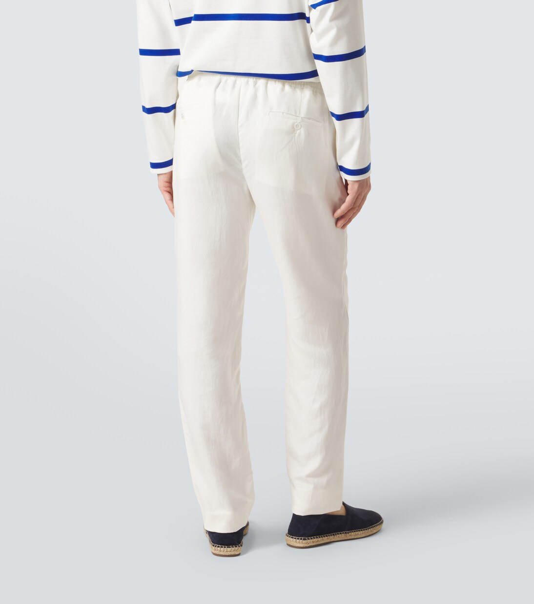 Gerade Hose aus Seide und Leinen | Ralph Lauren Purple Label