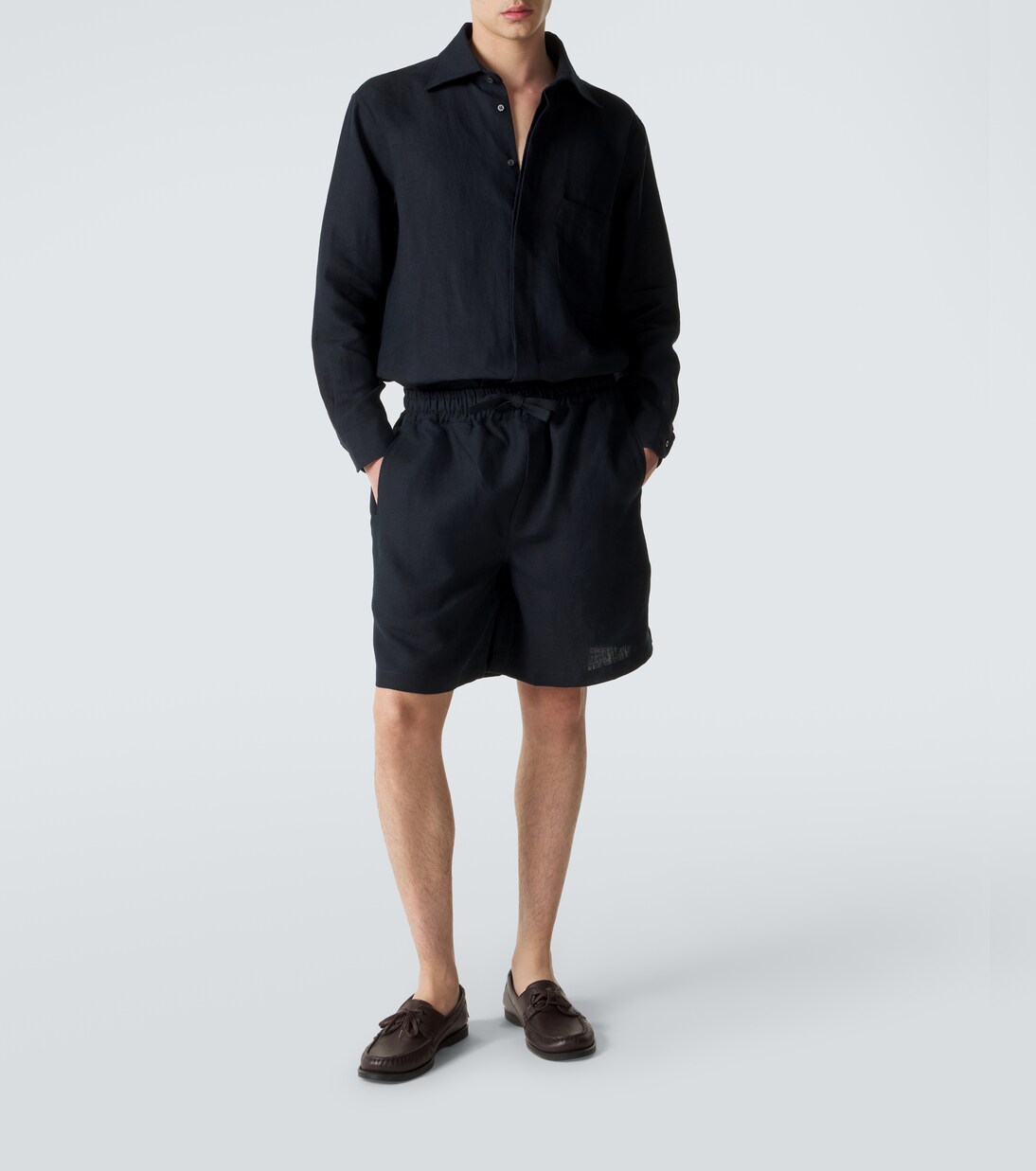 Linen shorts | Saman Amel