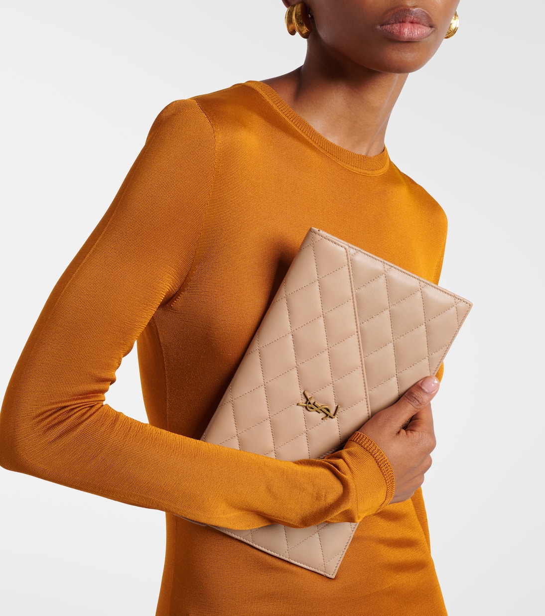 Clutch Paris Cassandre aus Leder | Saint Laurent