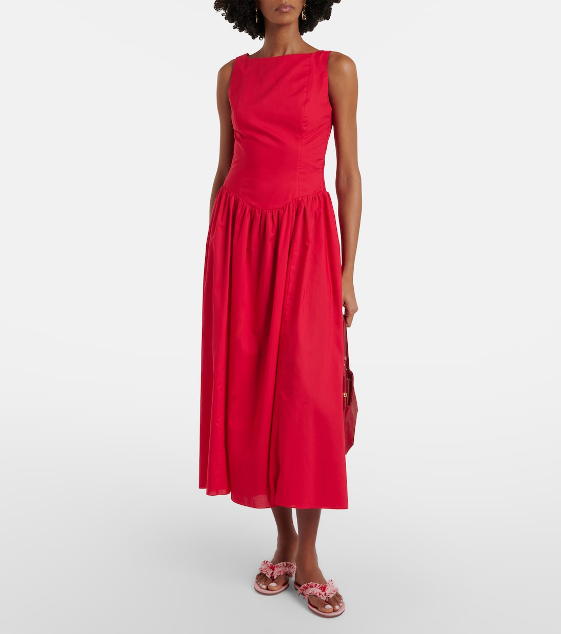 Vestido midi Prali de algodón | Faithfull