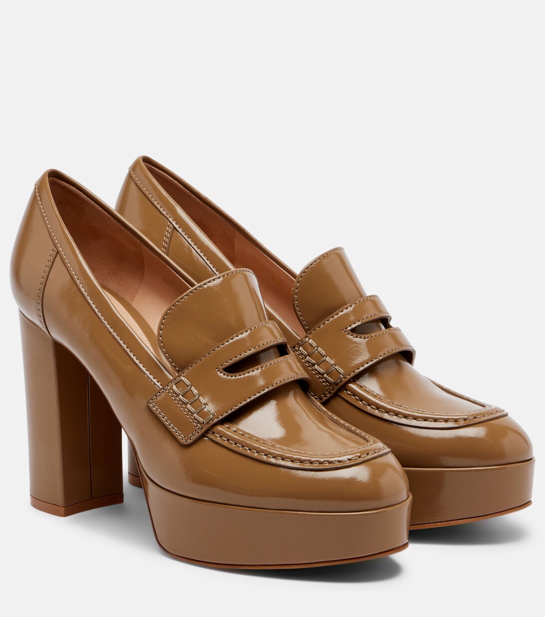 Jenna leather loafer pumps | Gianvito Rossi