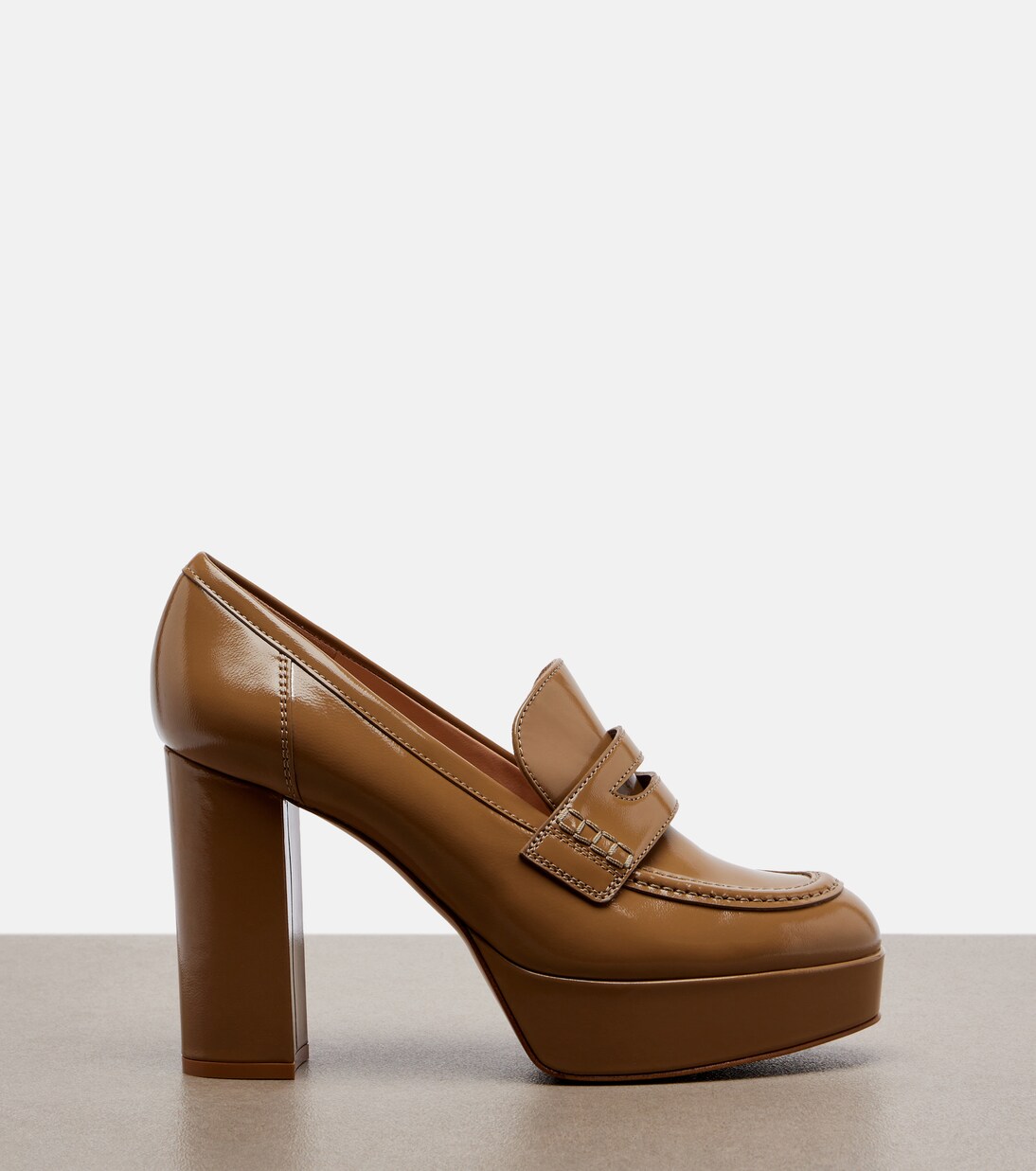Jenna leather loafer pumps | Gianvito Rossi