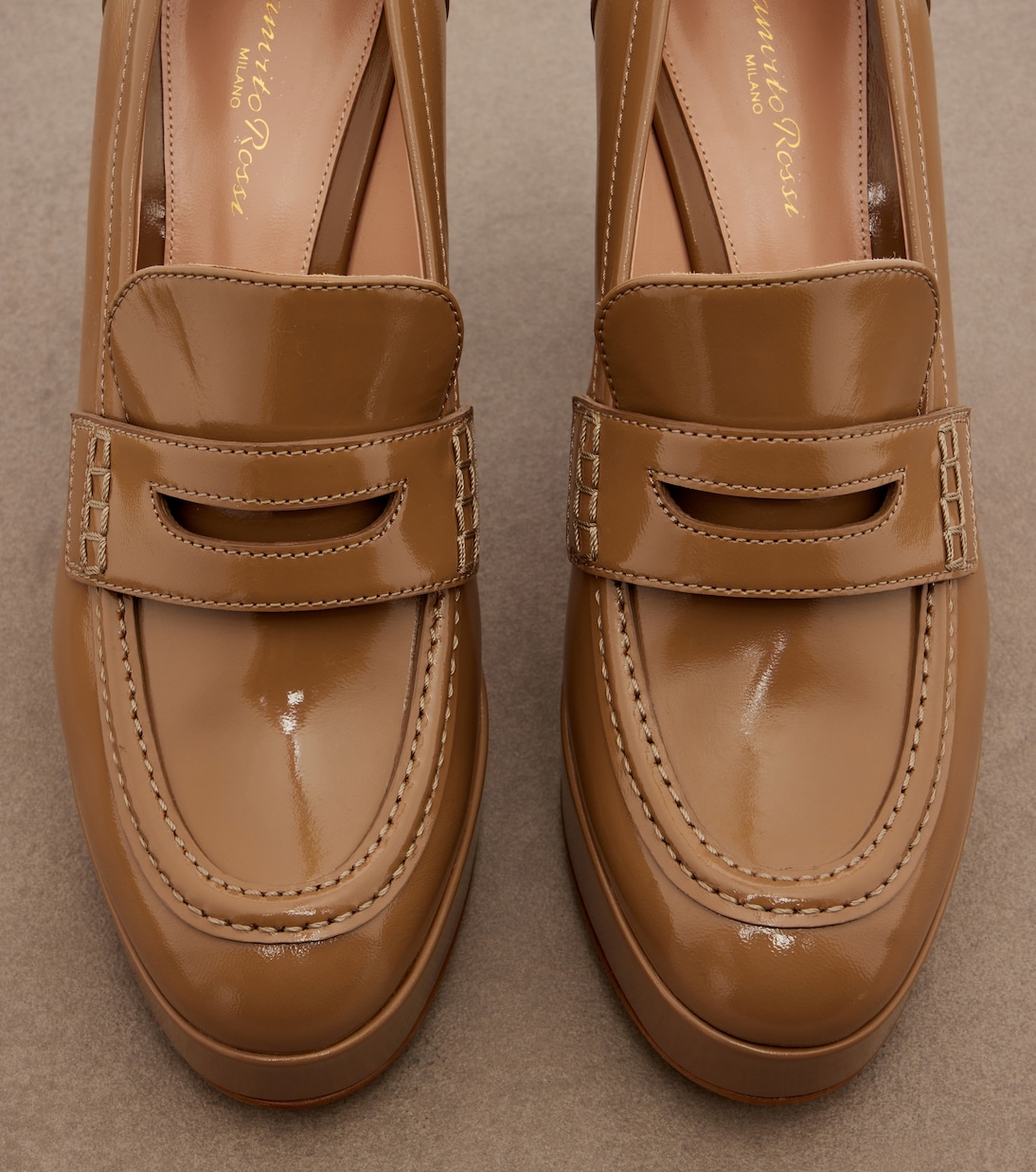 Jenna leather loafer pumps | Gianvito Rossi