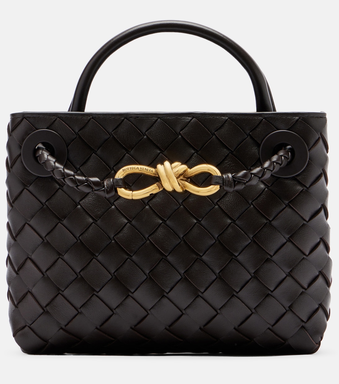 Andiamo Mini leather top-handle bag | Bottega Veneta