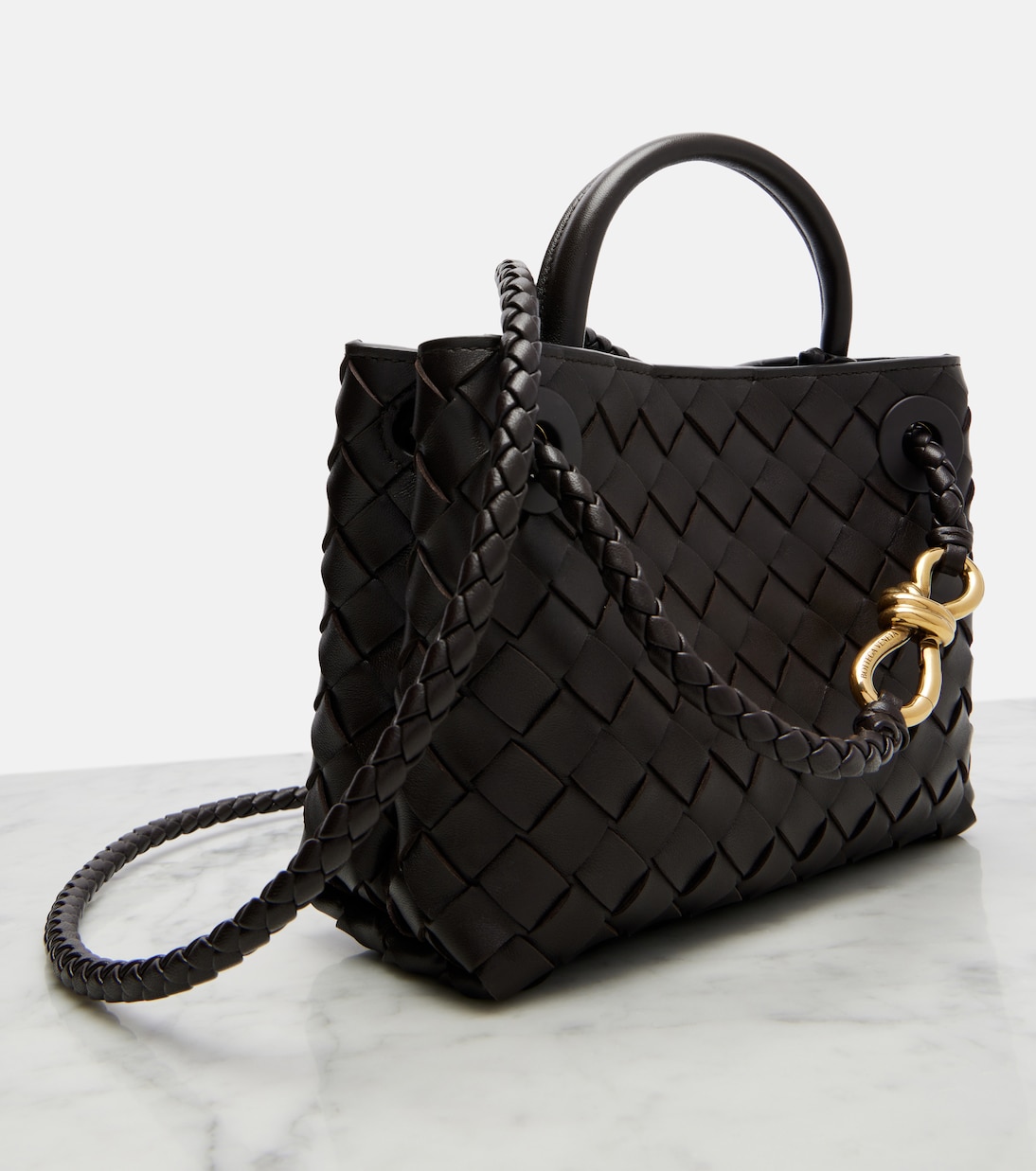 Andiamo Mini leather top-handle bag | Bottega Veneta