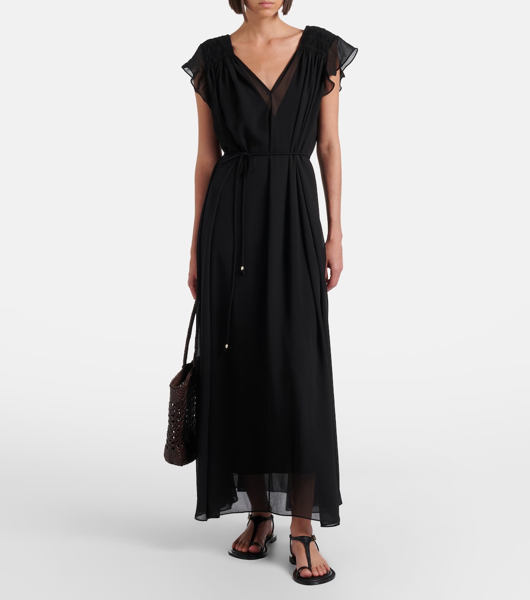 Concert silk midi dress | Eres