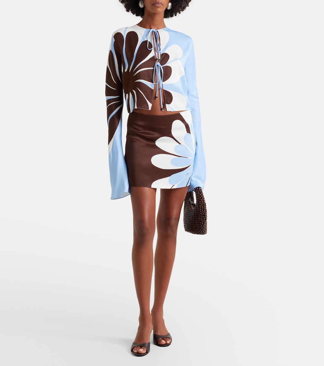 Ricci floral miniskirt | Cala de la Cruz