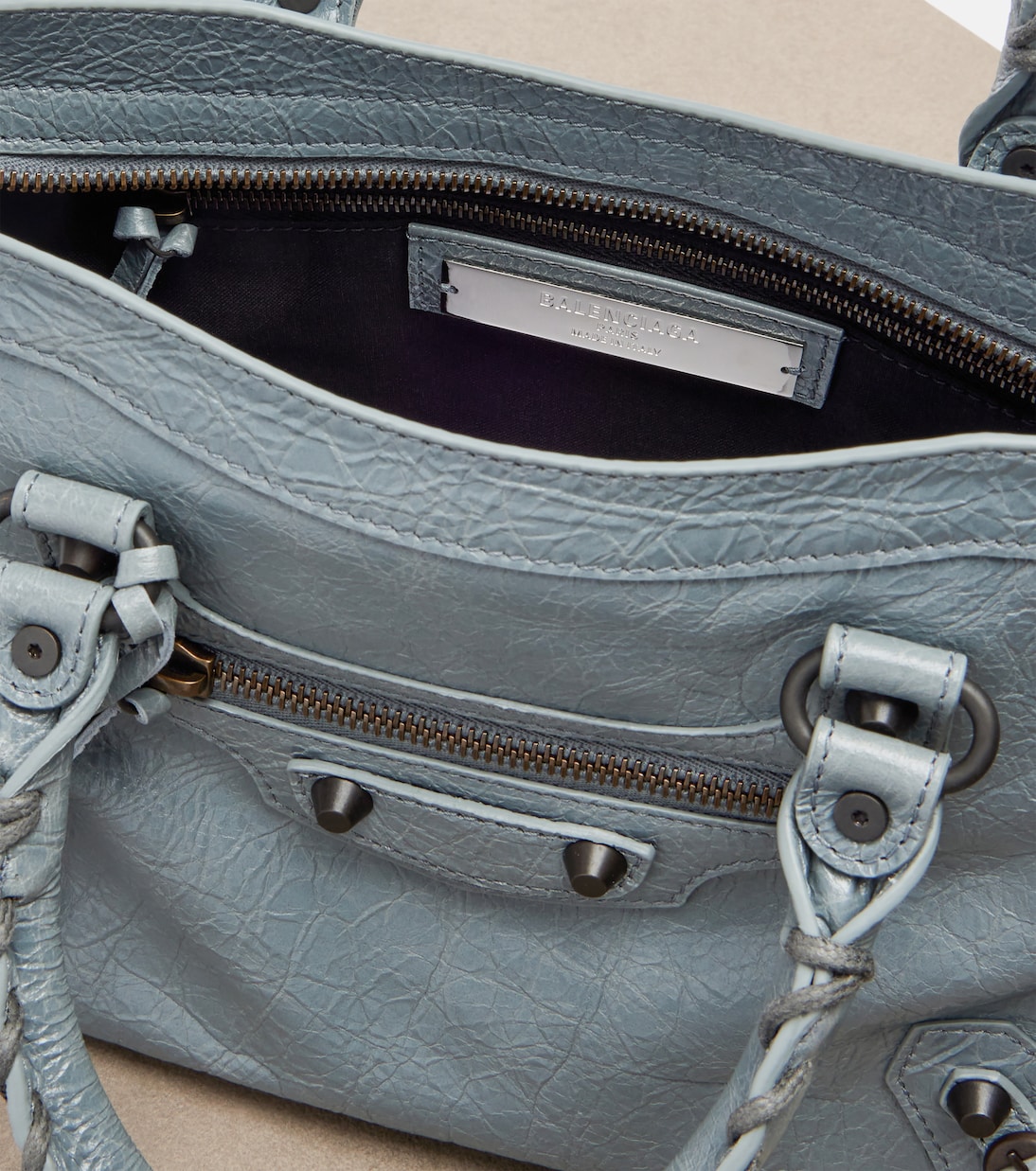 Le City Small leather top-handle bag | Balenciaga