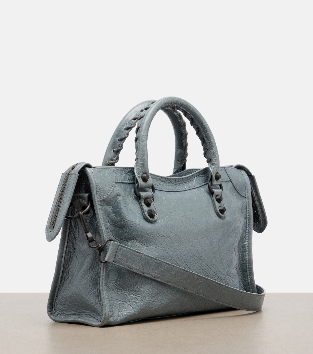 Le City Small leather top-handle bag | Balenciaga
