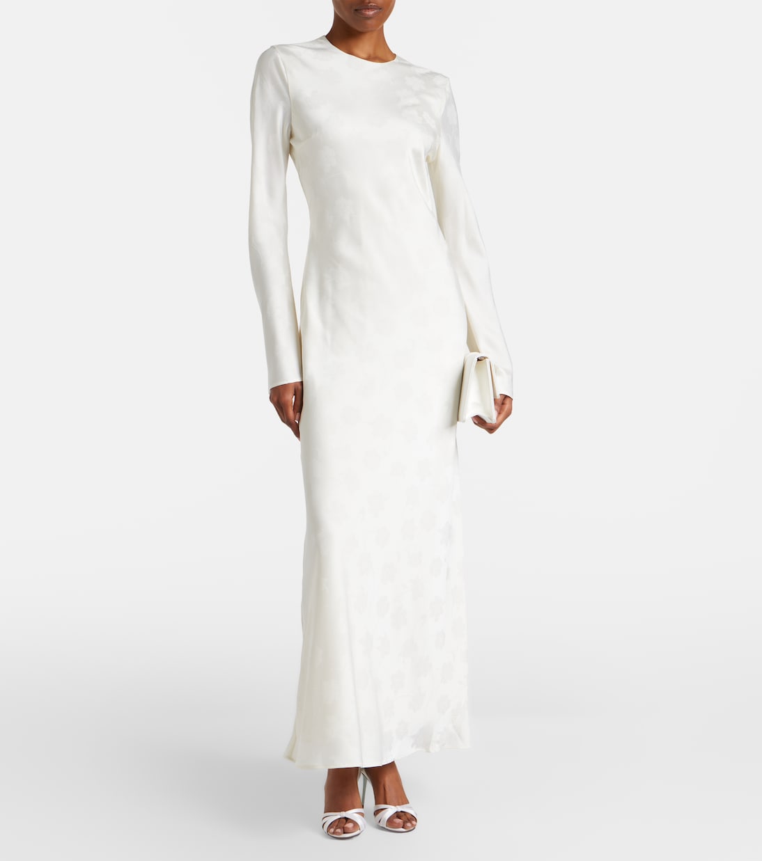 Maxikleid aus Satin | Rotate