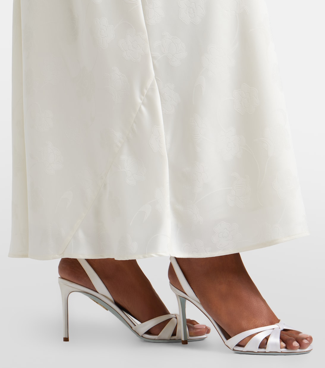 Maxikleid aus Satin | Rotate
